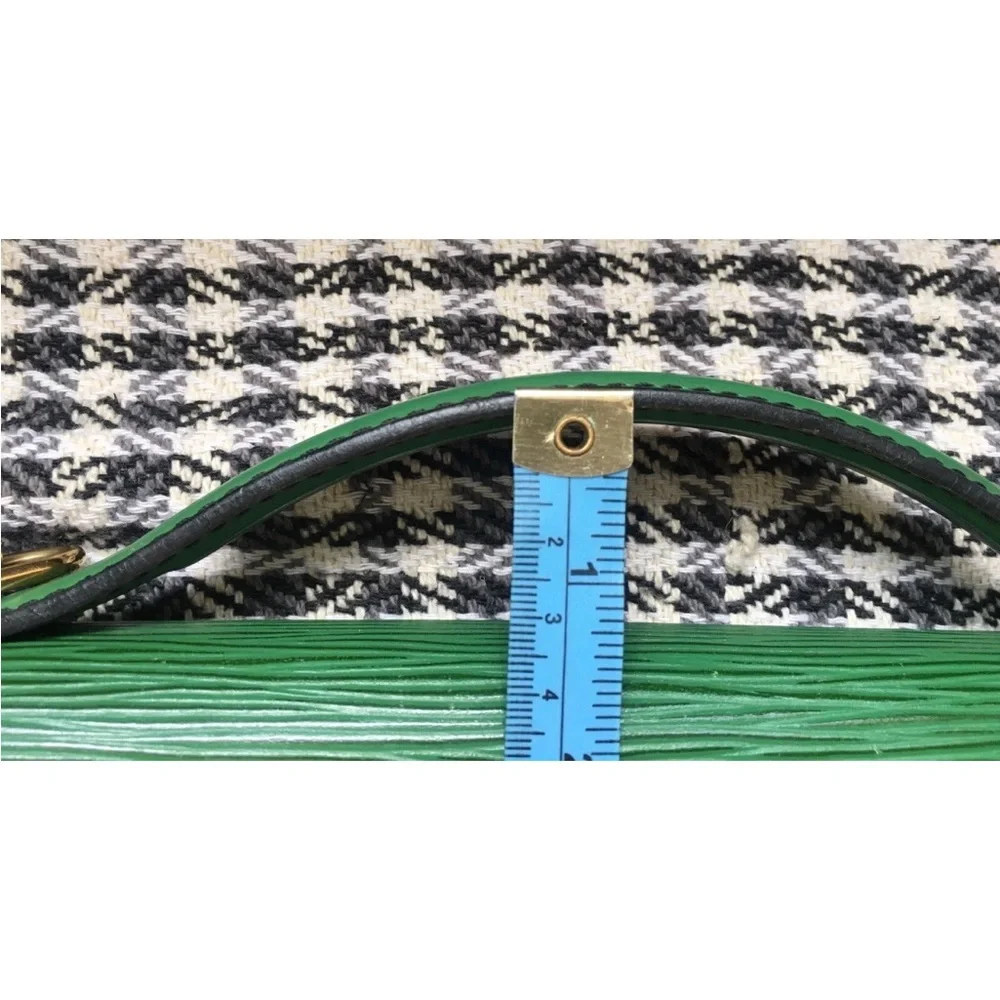 Reserved.Vintage Louis Vuitton emerald/kelly green large briefcase bag.Unisex - Picture 12 of 15